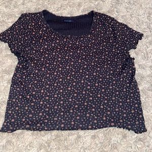 American eagle flower shirt